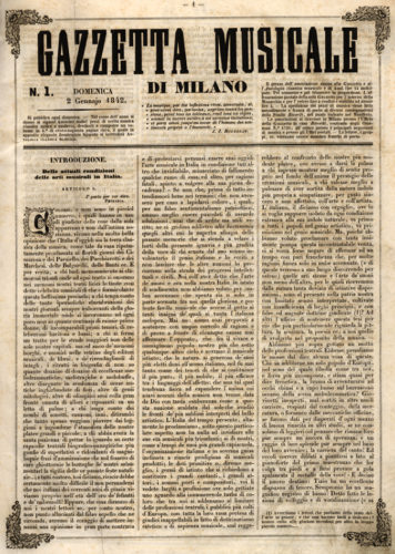 Archivio Storico Ricordi Periodicals